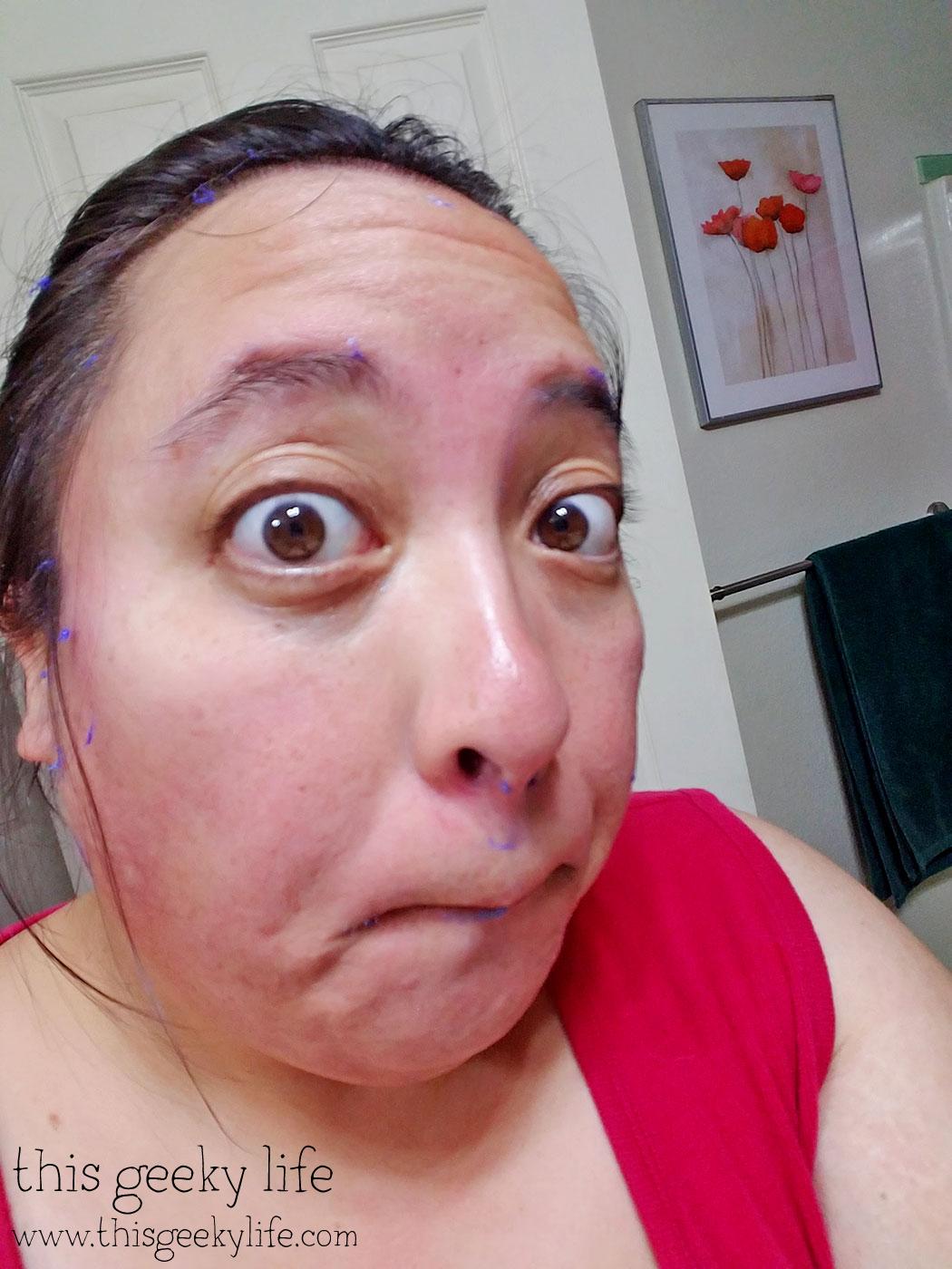 Peeling off the GlamGlow