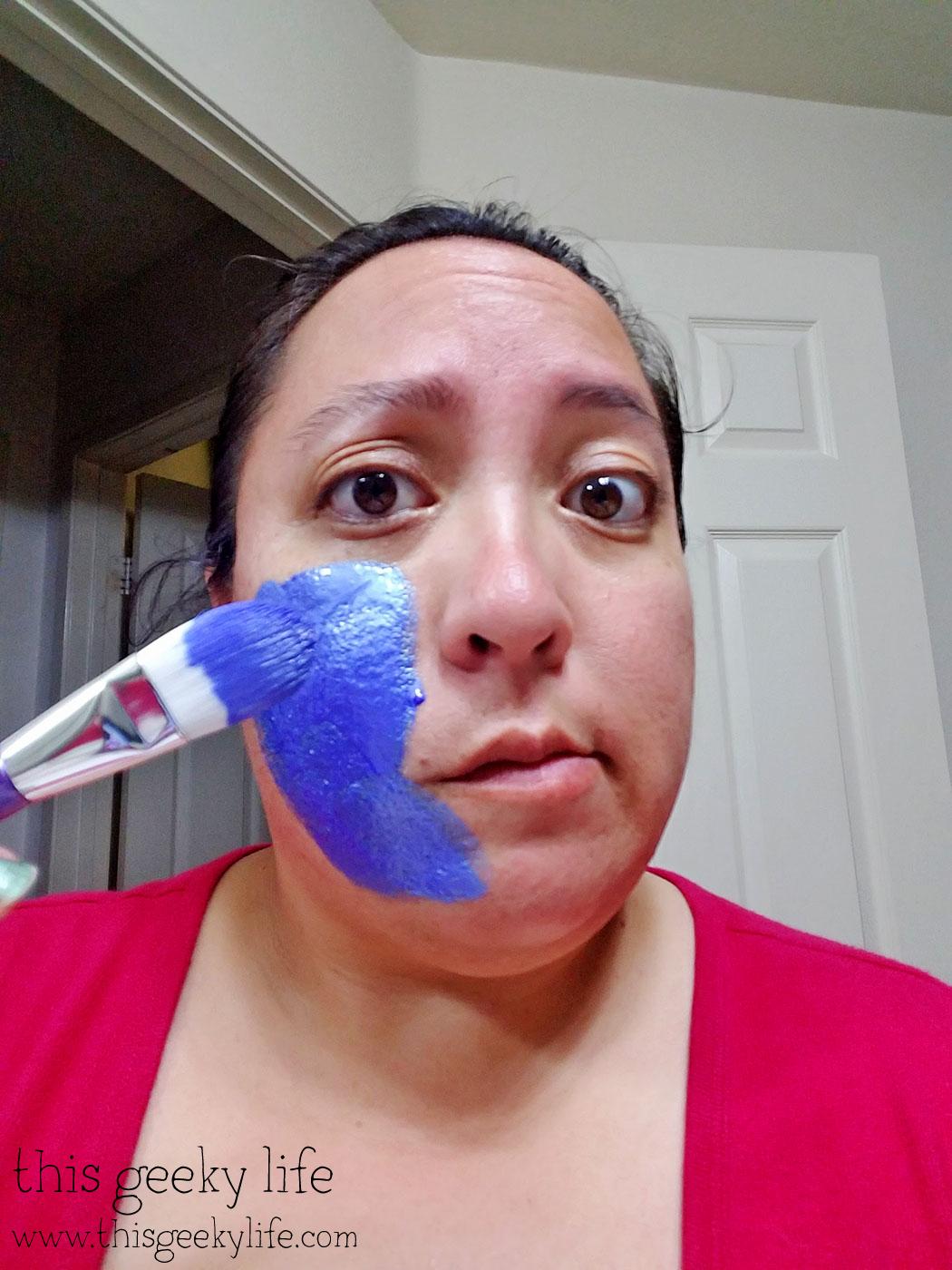 Trying out GlamGlow: Sonic Version